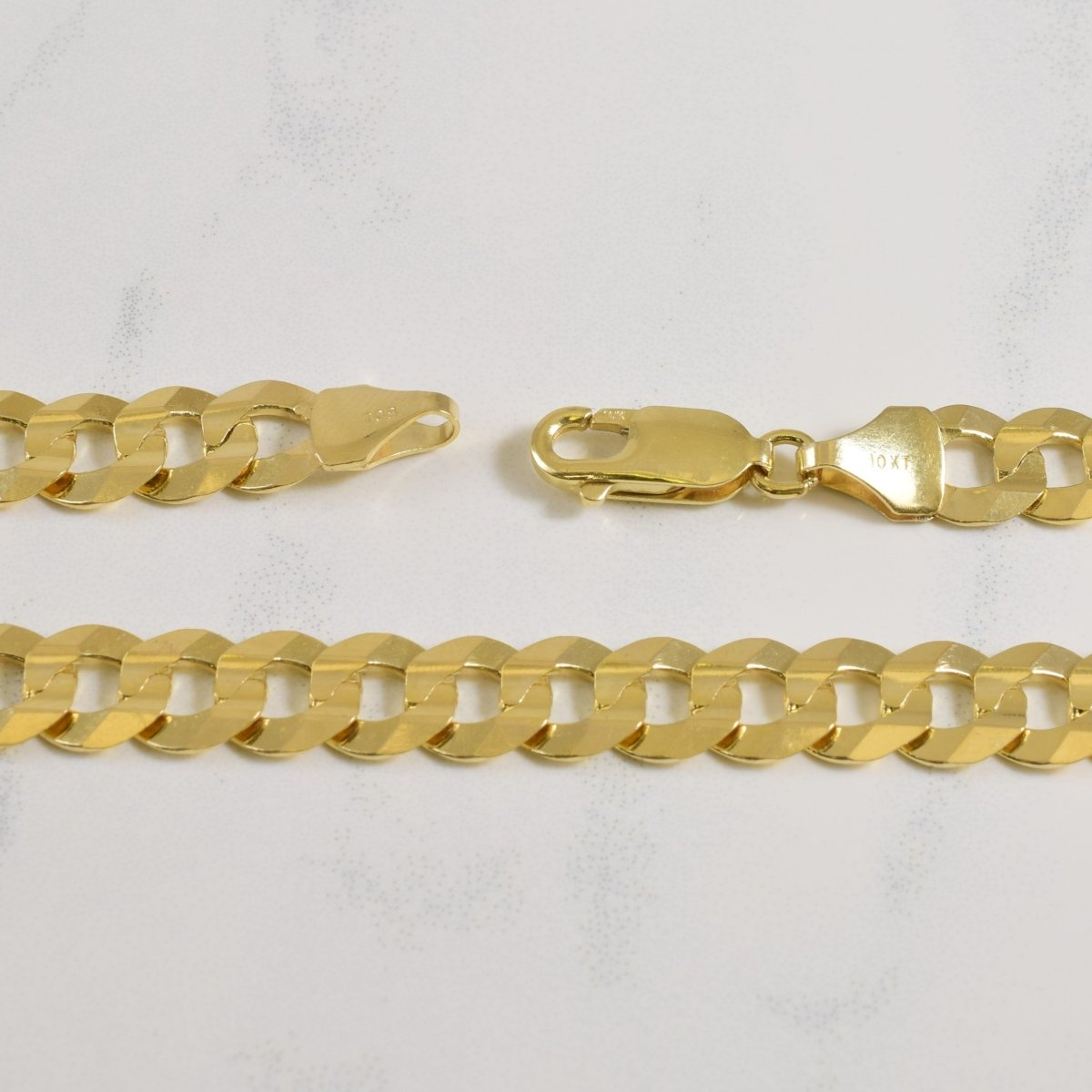 10k Yellow Gold Cuban Chain | 26" | - 100 Ways