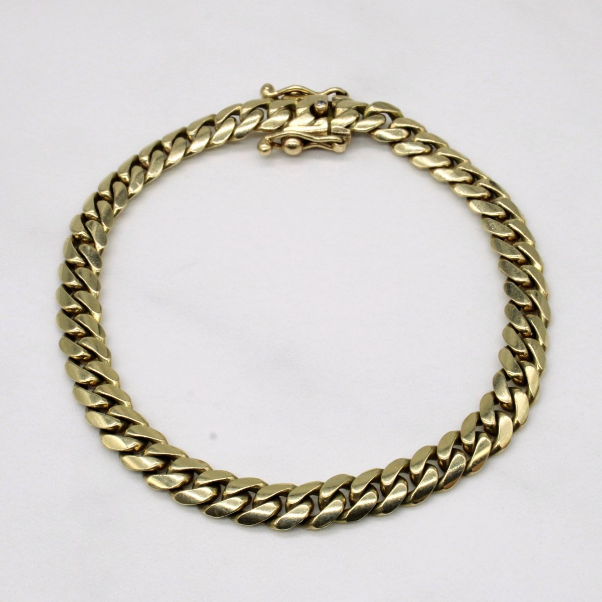10k Yellow Gold Cuban Link Bracelet | 7.5" | - 100 Ways