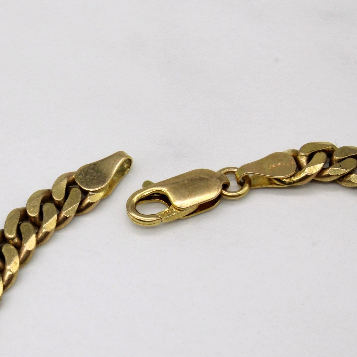 10k Yellow Gold Cuban Link Bracelet | 8" | - 100 Ways