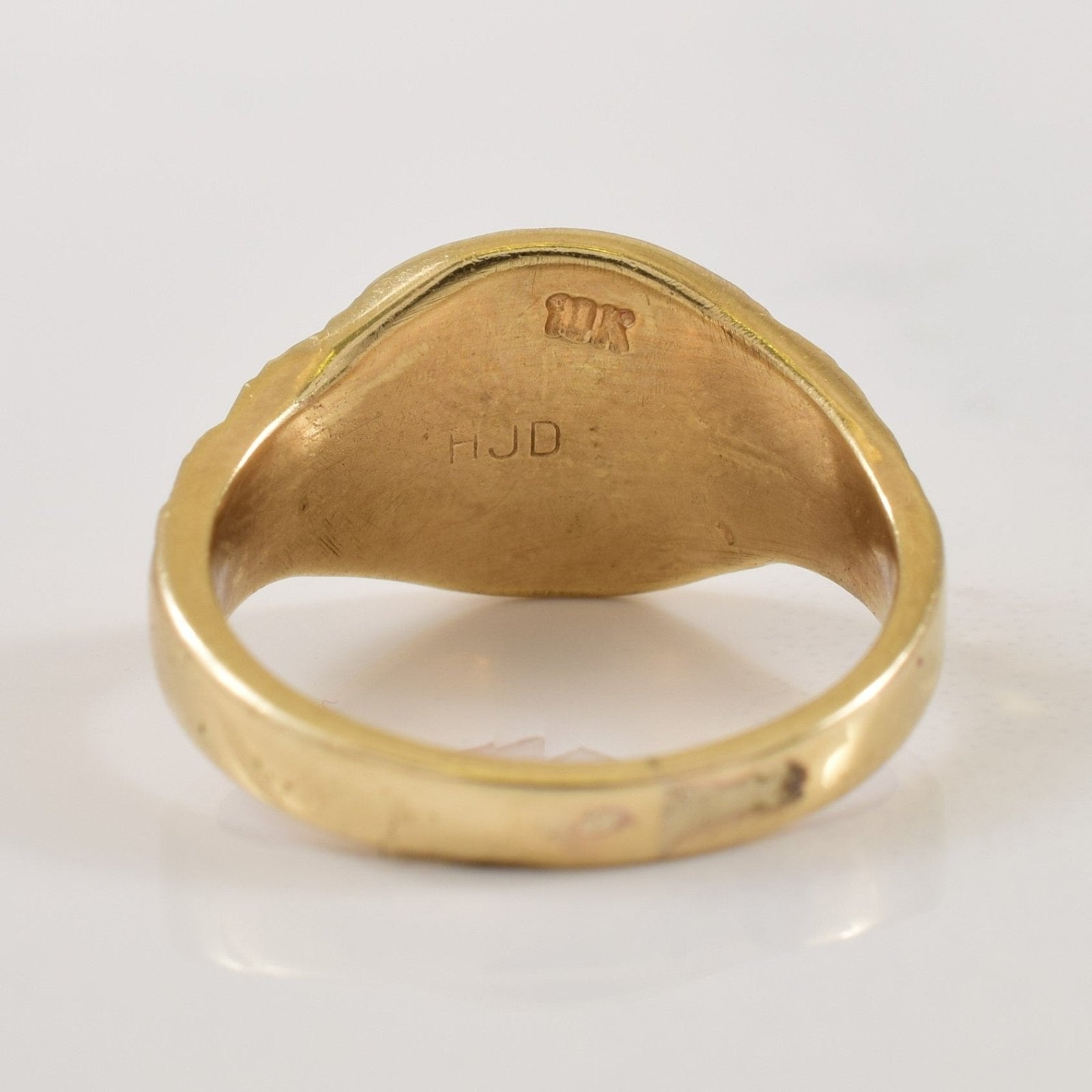 10k Yellow Gold 'J' Initialed Ring | SZ 2.75 | - 100 Ways