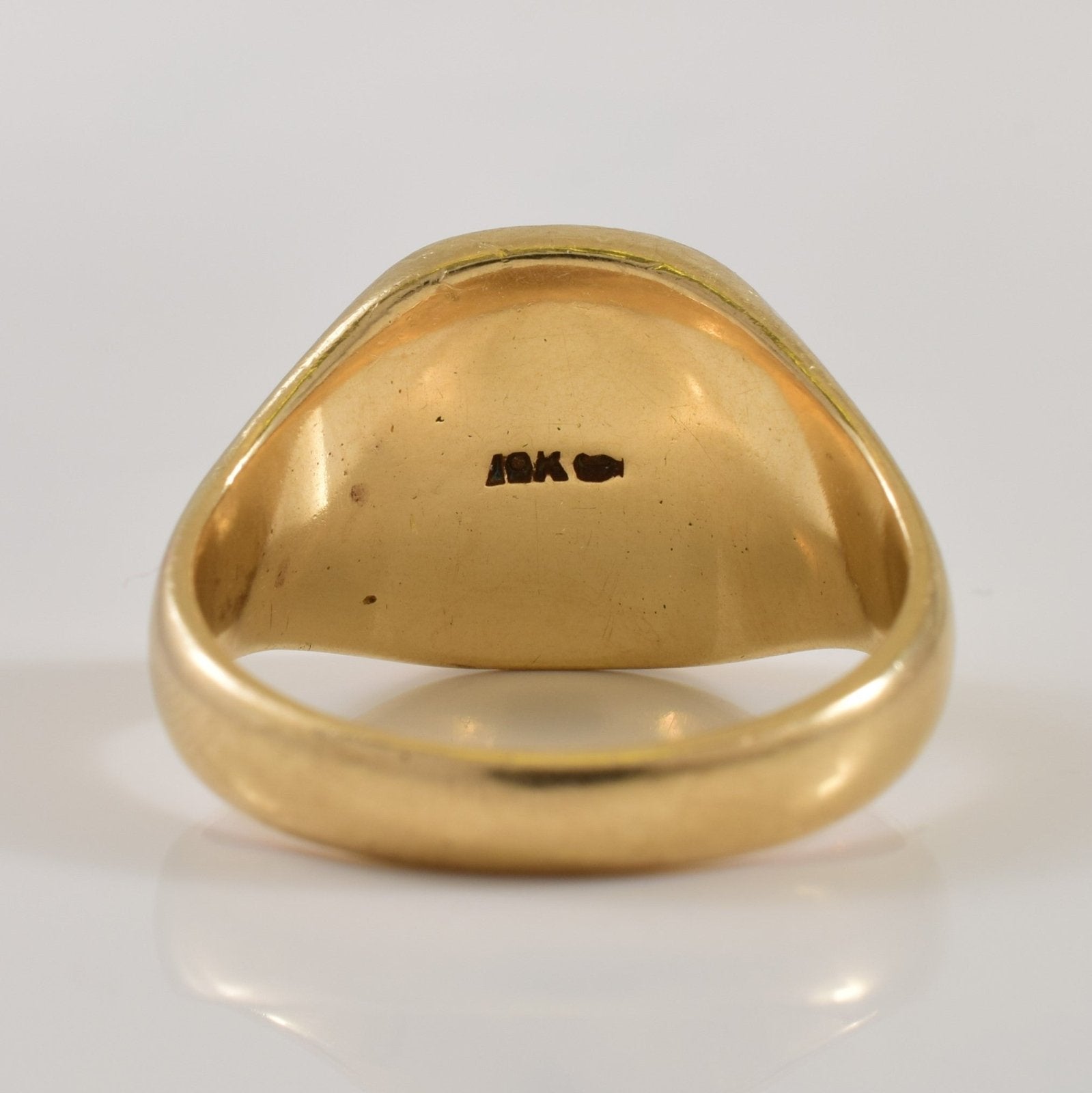 10k Yellow Gold 'LH' Initialed Ring | SZ 8 | - 100 Ways