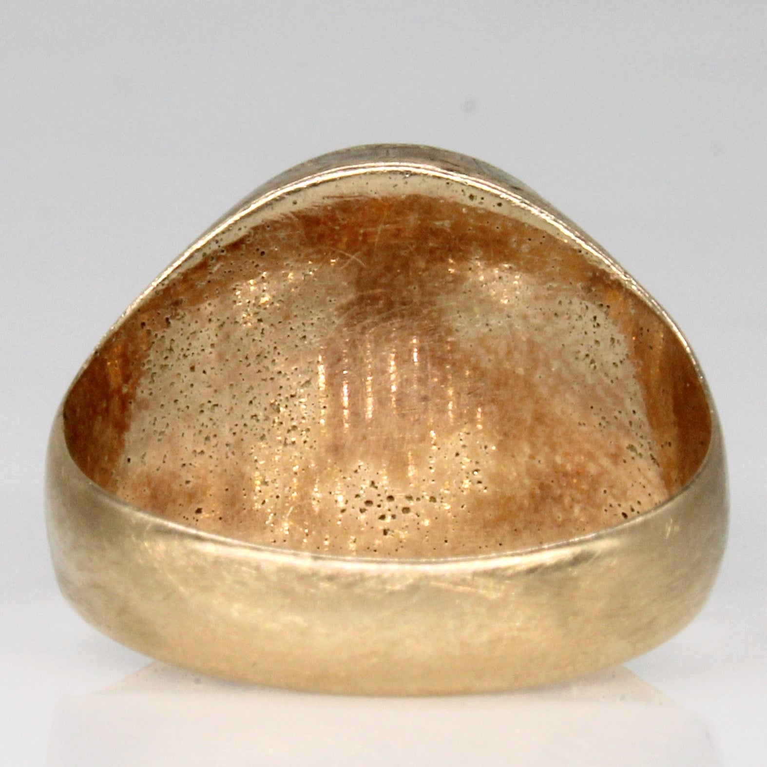 10k Yellow Gold 'M' Initial Ring | SZ 8 | - 100 Ways