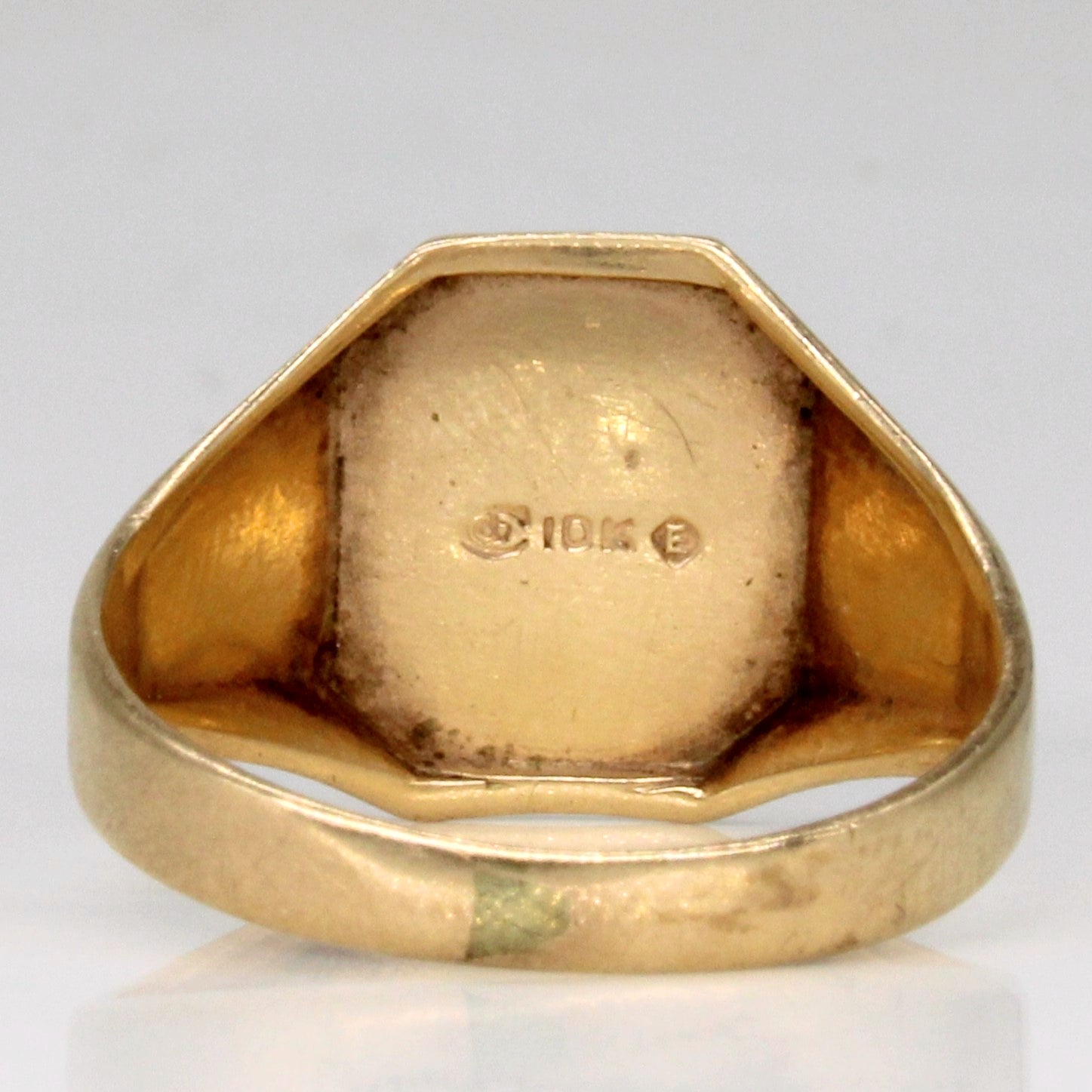 10k Yellow Gold 'M.S.' Initial Ring | SZ 9 | - 100 Ways