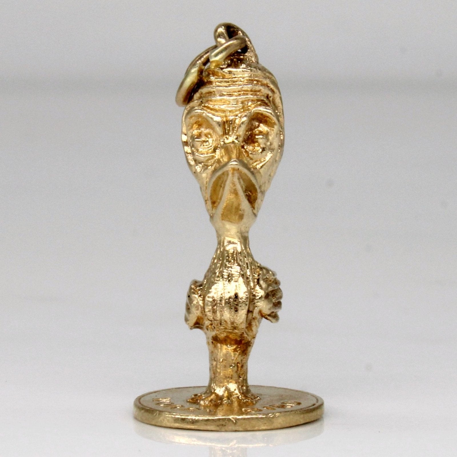10k Yellow Gold 'Worry Bird' Pendant - 100 Ways