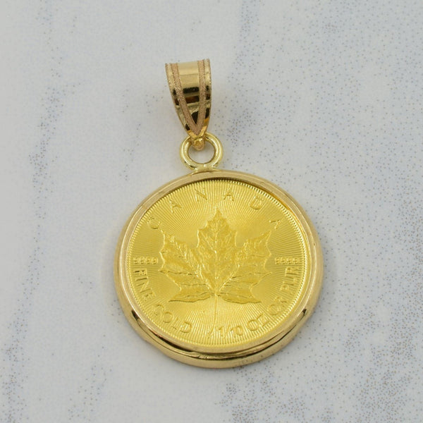 1/10th Ounce Canadian Gold Maple Pendant |