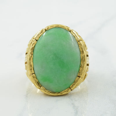 Jadeite Cocktail Ring | 19.00ct | SZ 10 |