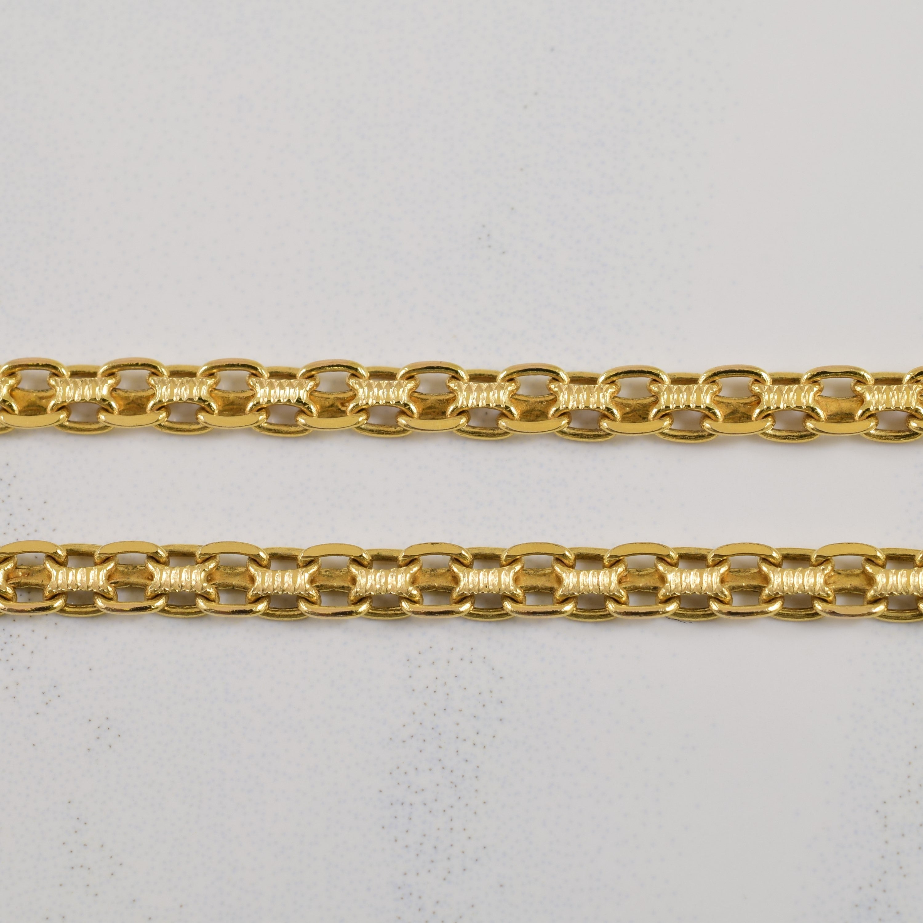 14k Yellow Gold Bismarck Chain | 22" |