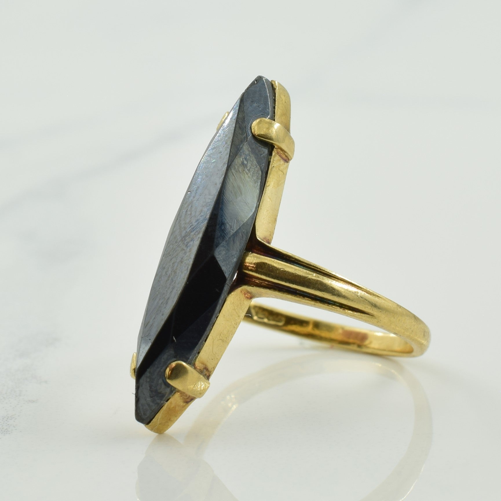 Marquise Hematite Ring | 4.80ct | SZ 6.25 |