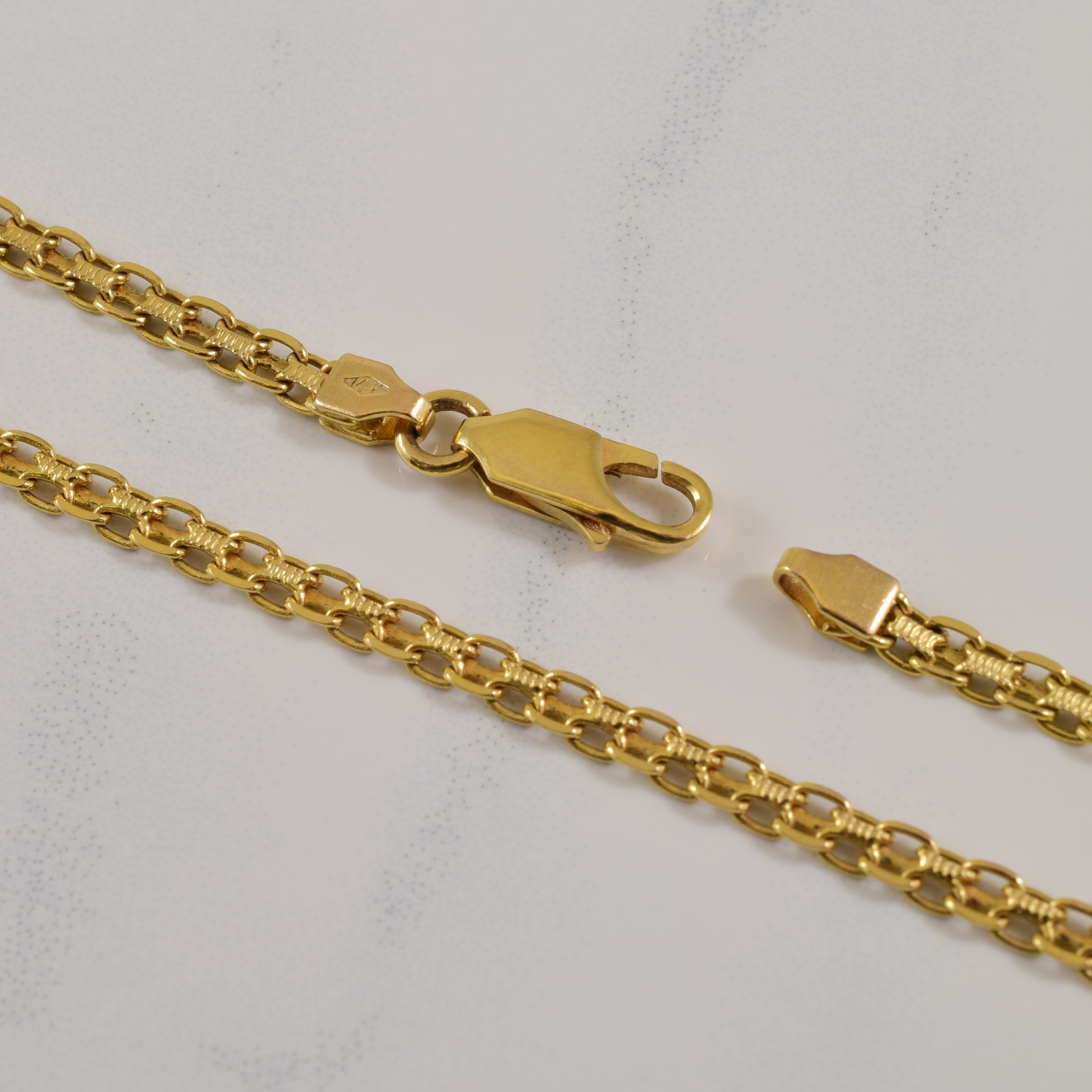 14k Yellow Gold Bismarck Chain | 22" |