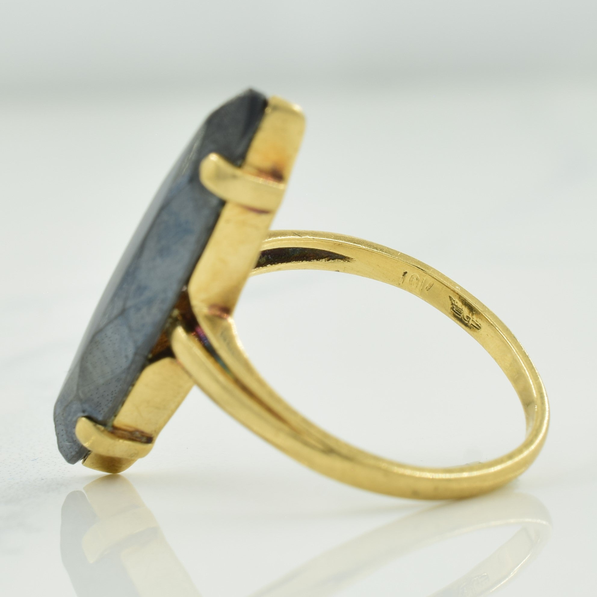 Marquise Hematite Ring | 4.80ct | SZ 6.25 |