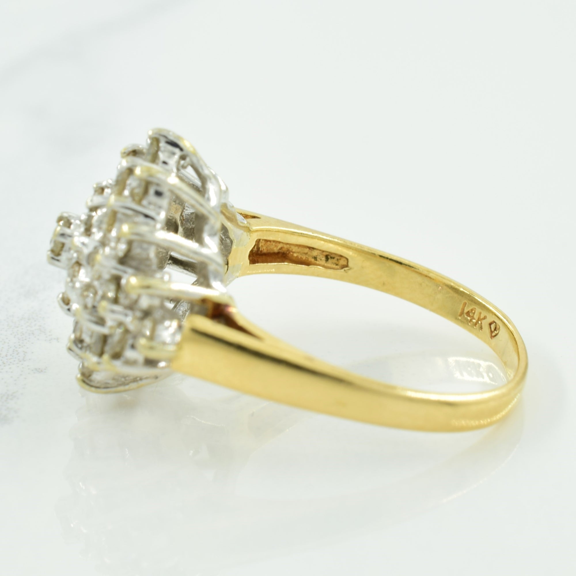 Diamond Cluster Ring | 0.75ctw | SZ 6.75 |