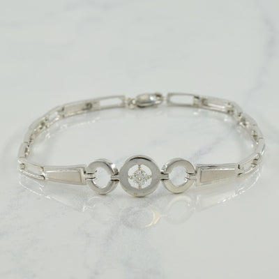 Solitaire Diamond Bracelet | 0.12ct | 7