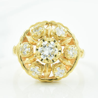 Diamond Cocktail Ring | 0.70ctw | SZ 6.75 |