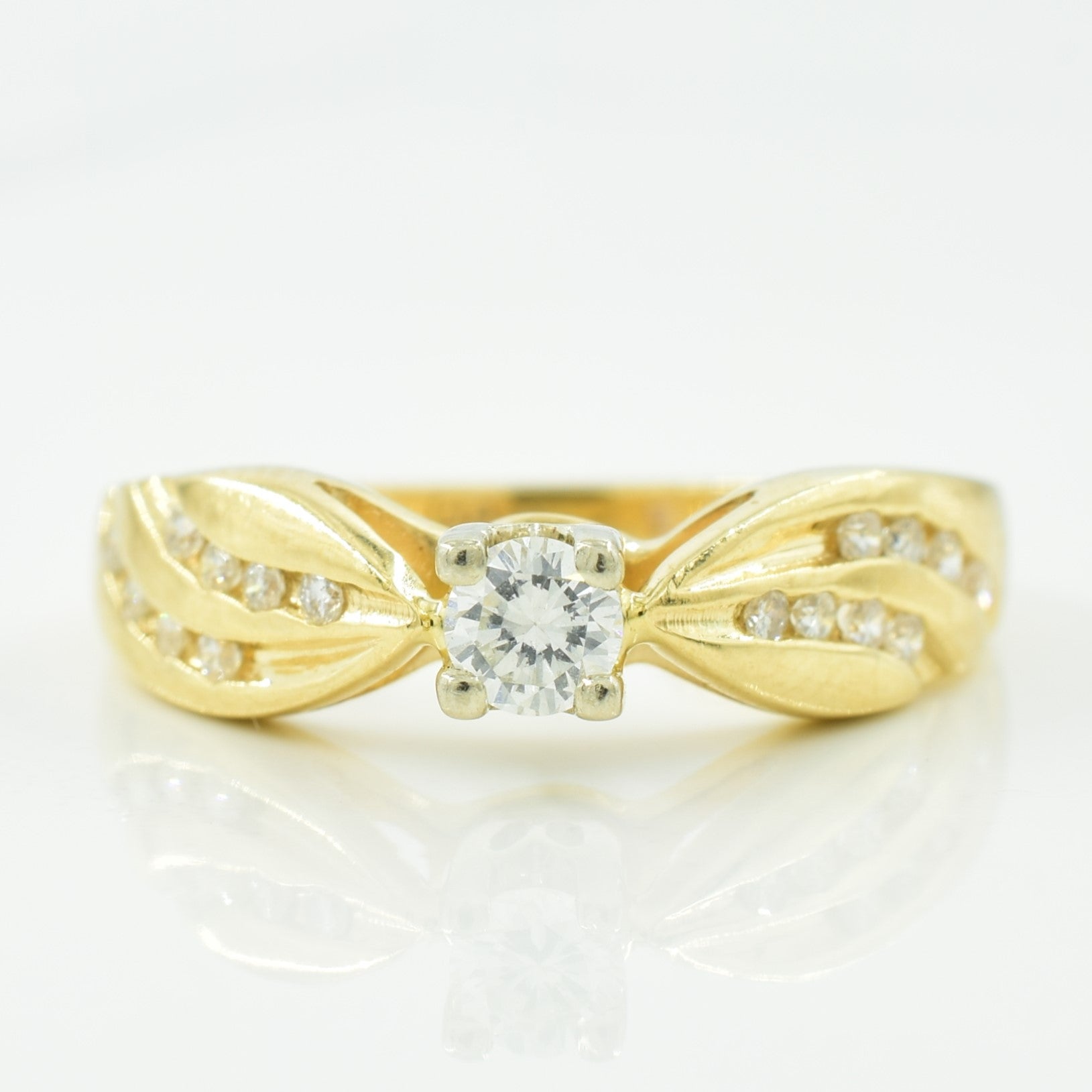 Diamond Tapered Band Ring | 0.24ctw | SZ 5.5 |