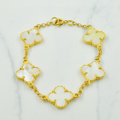 Mother of Pearl Bracelet | 12.50ctw | 6.5