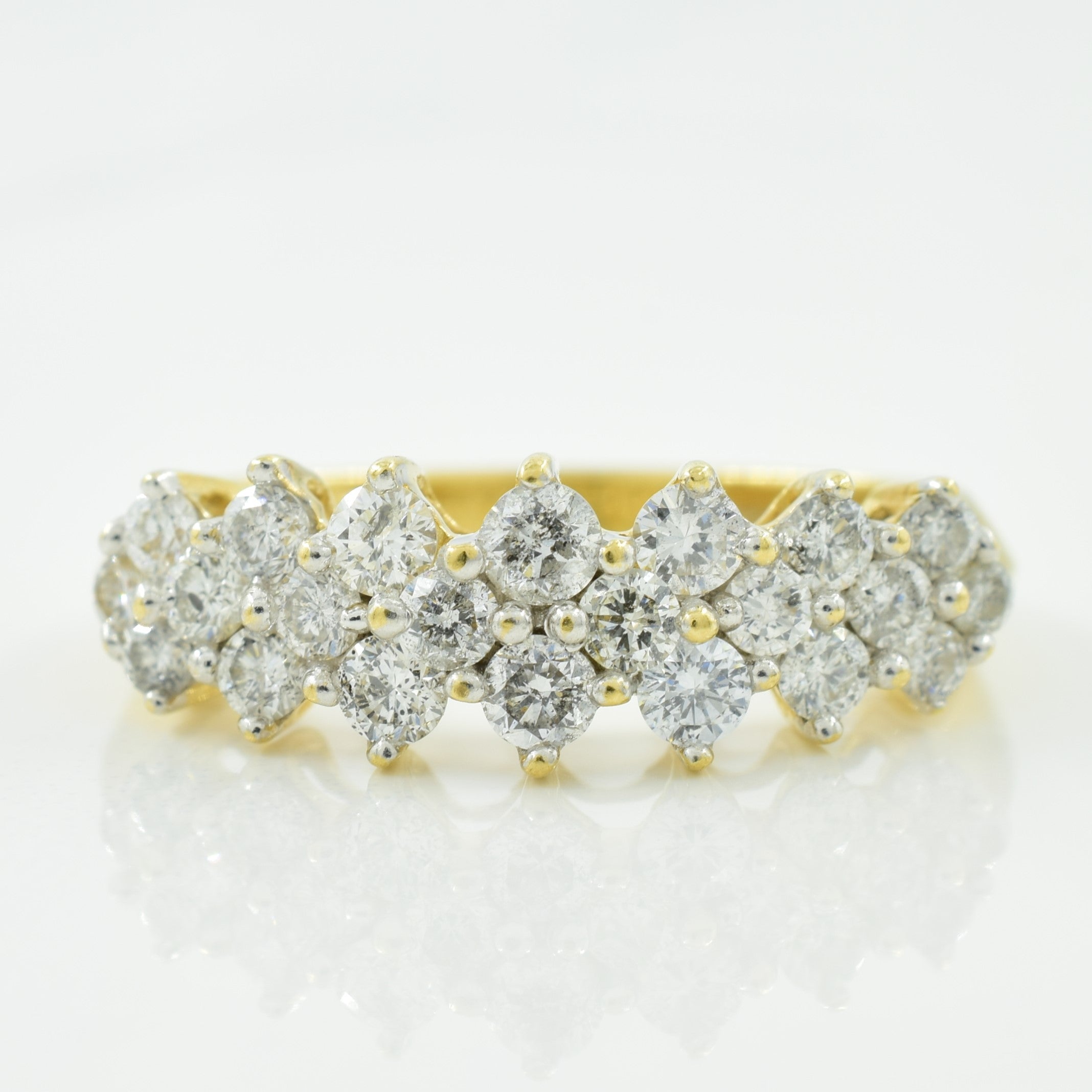 Diamond Cluster Set Ring | 1.00ctw | SZ 7.25 |