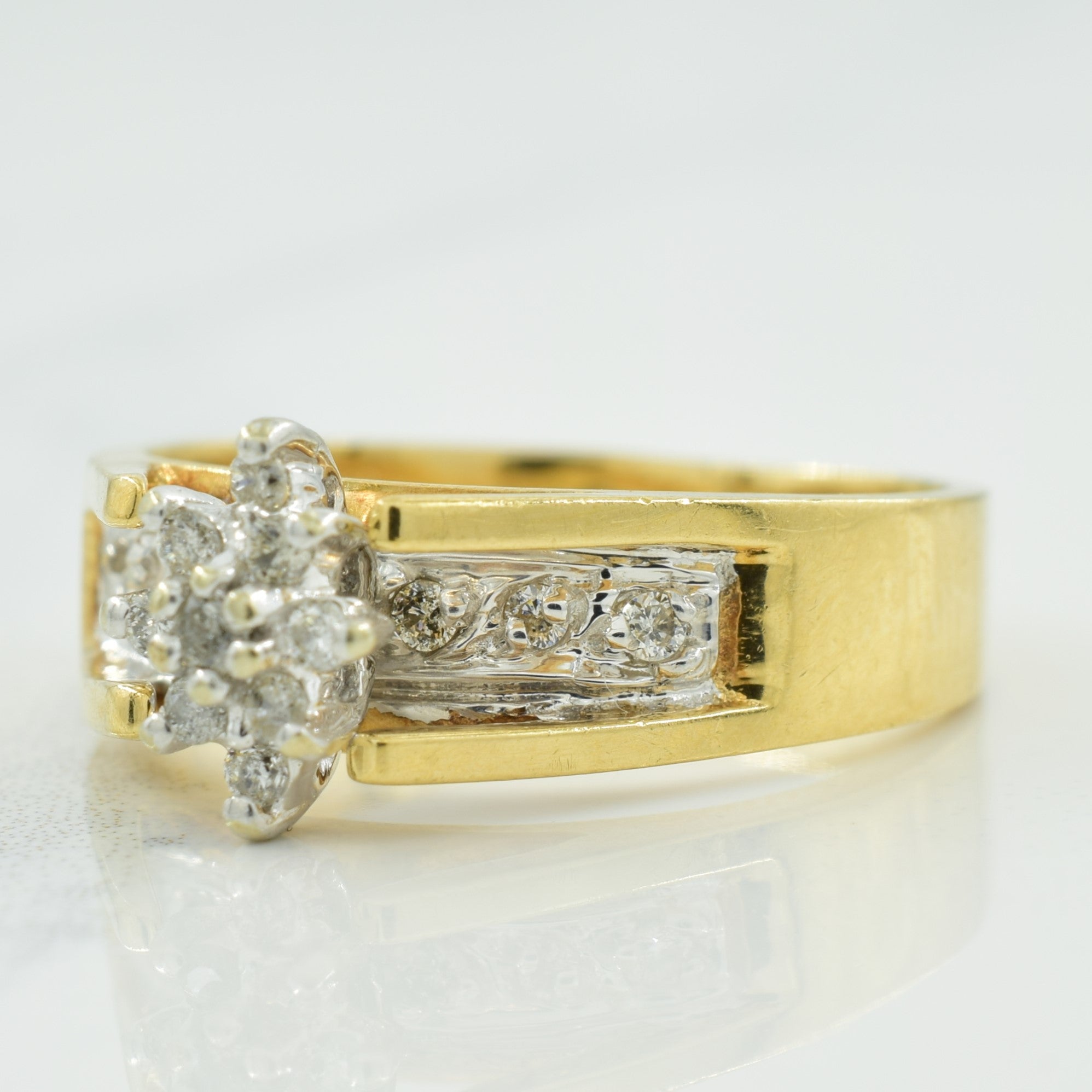 Diamond Cluster Ring | 0.15ctw | SZ 6.75 |