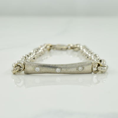 Three Stone Diamond Bracelet | 0.09ctw | 7