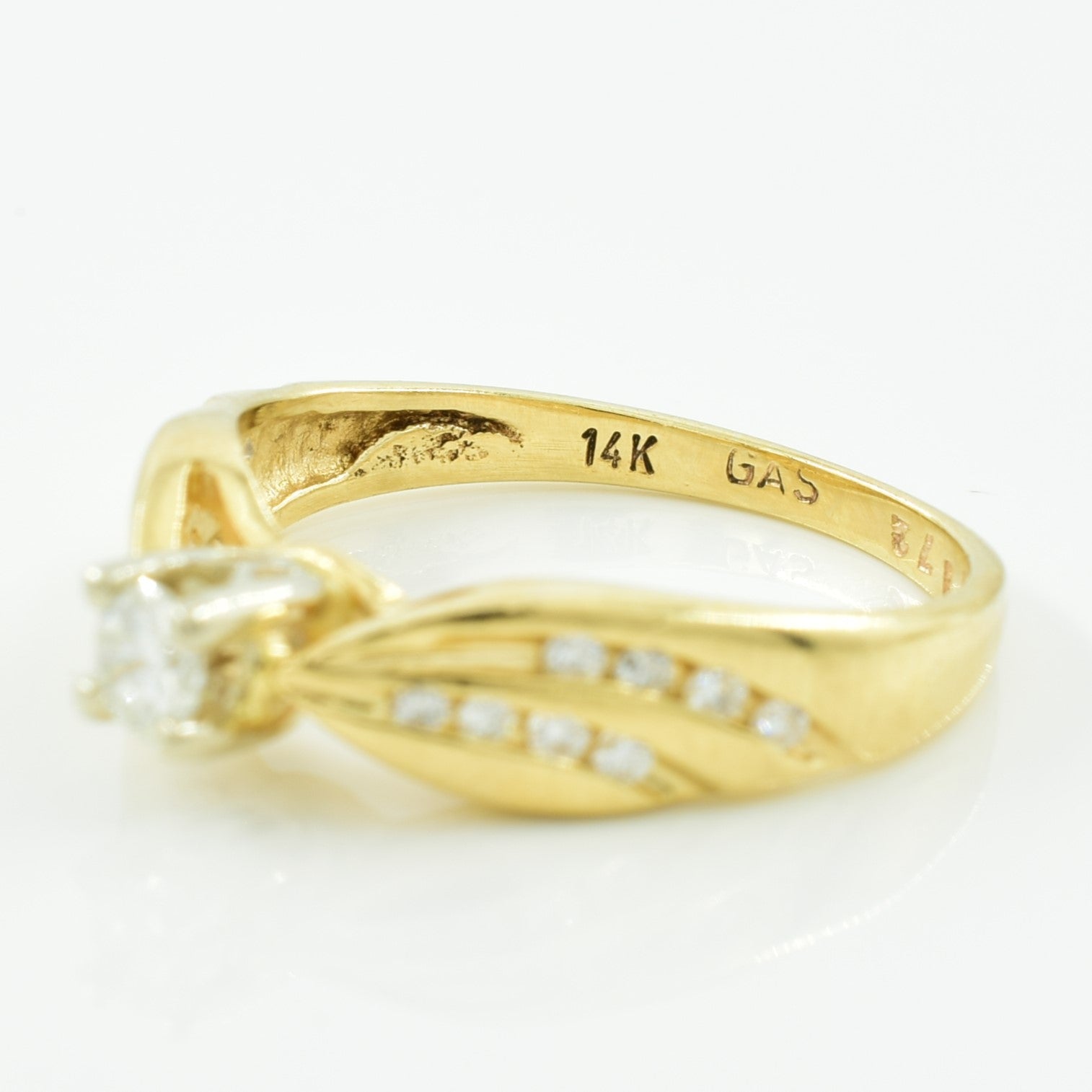 Diamond Tapered Band Ring | 0.24ctw | SZ 5.5 |