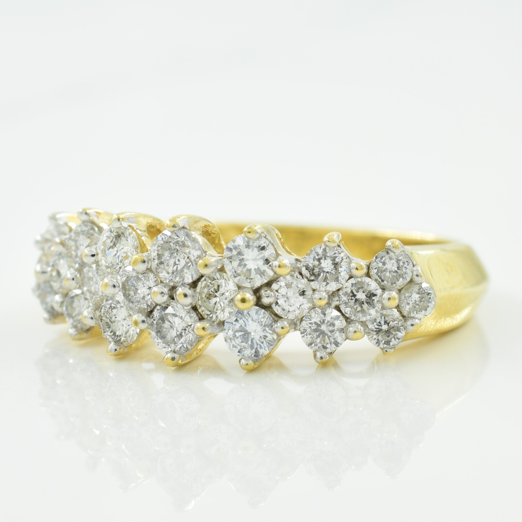 Diamond Cluster Set Ring | 1.00ctw | SZ 7.25 |