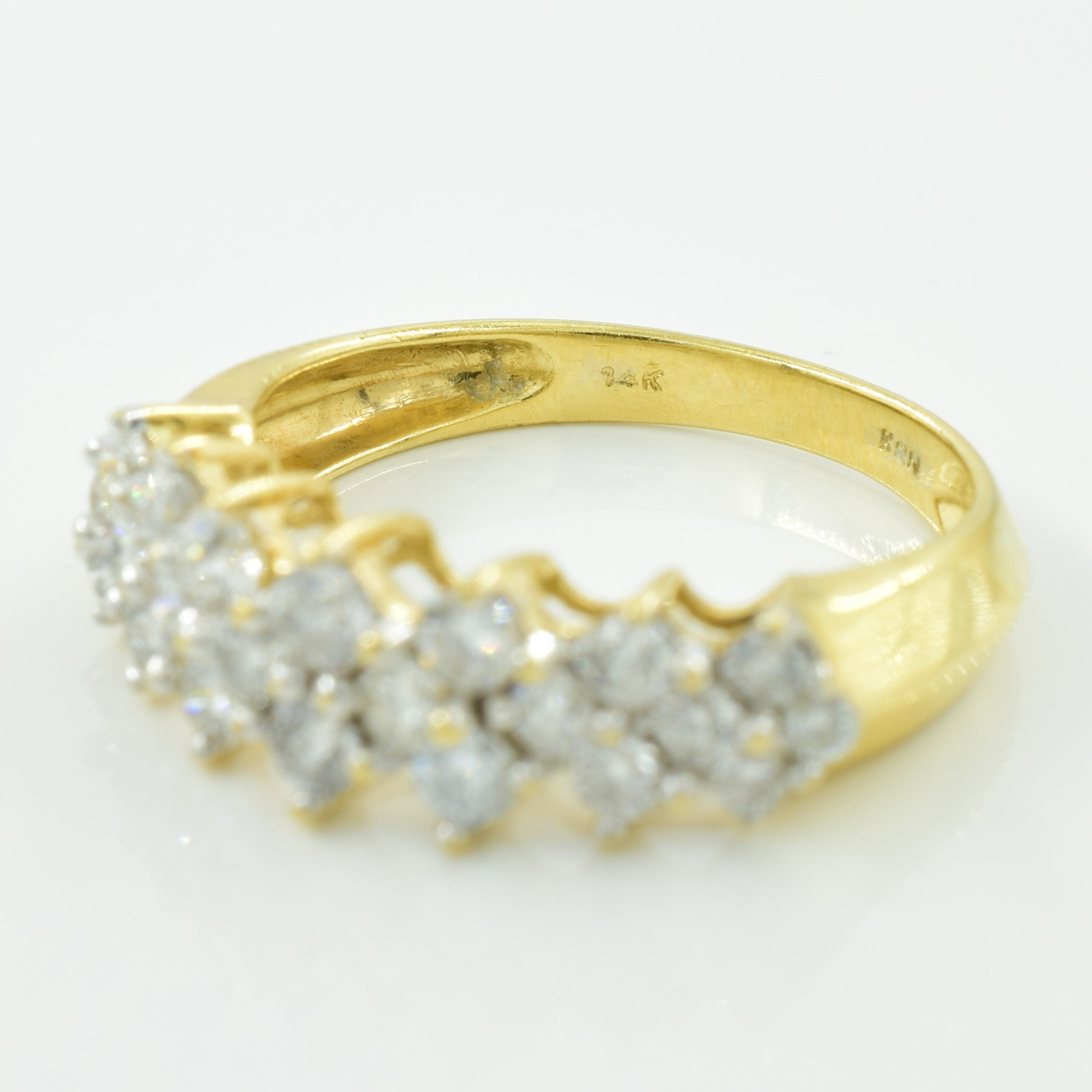 Diamond Cluster Set Ring | 1.00ctw | SZ 7.25 |