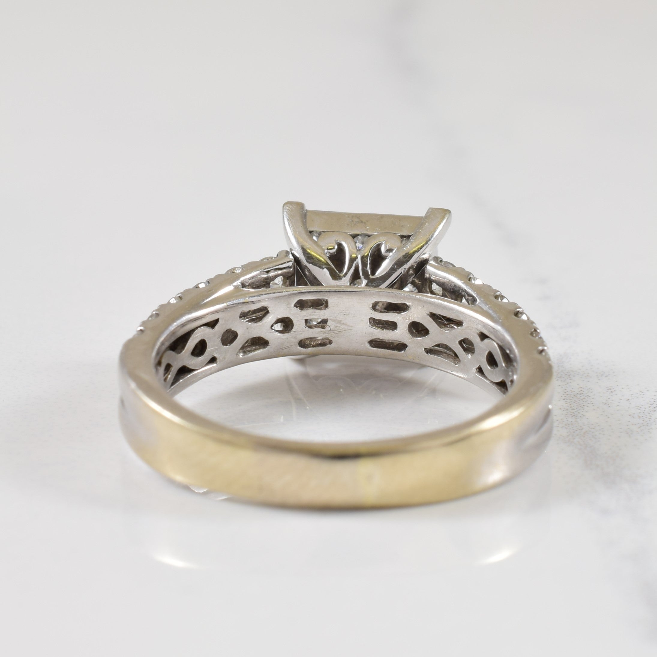 Cathedral Diamond Ring | 1.68ctw | SZ 7 |