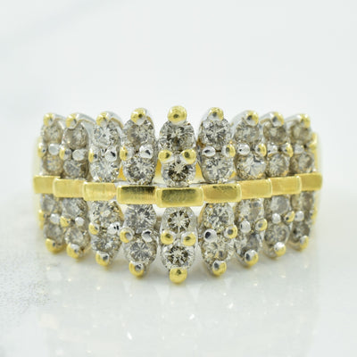 High Set Diamond Ring | 0.75ctw | SZ 4.75 |
