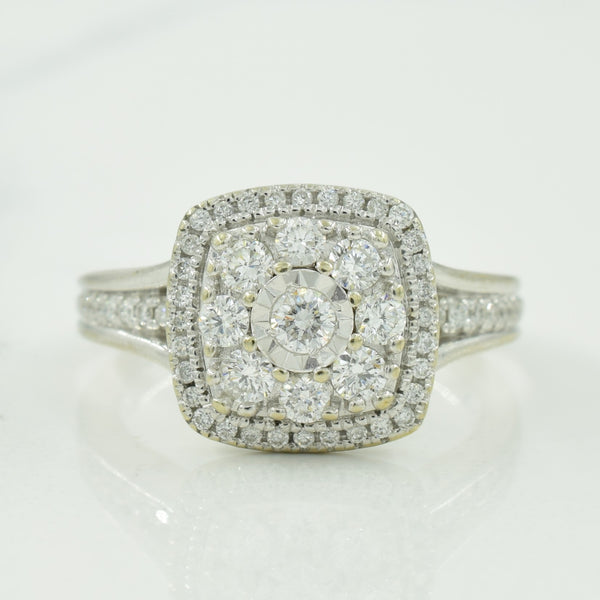 Diamond Cluster Ring | 0.50ctw | SZ 4.5 |