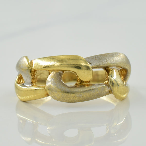 10k Two Tone Gold Ring | SZ 7 |