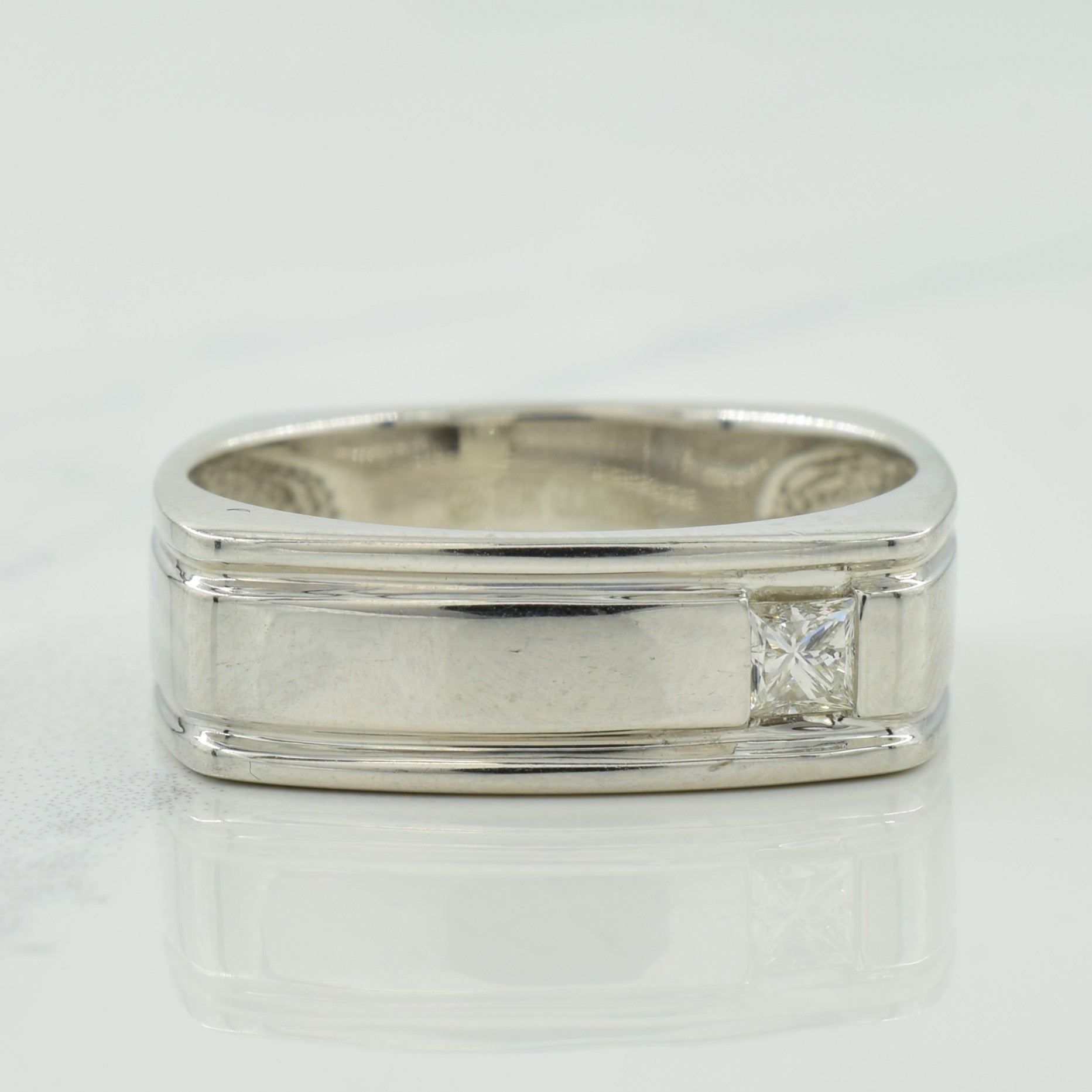 Flush Princess Cut Diamond Ring | 0.15ct | SZ 10.25 |