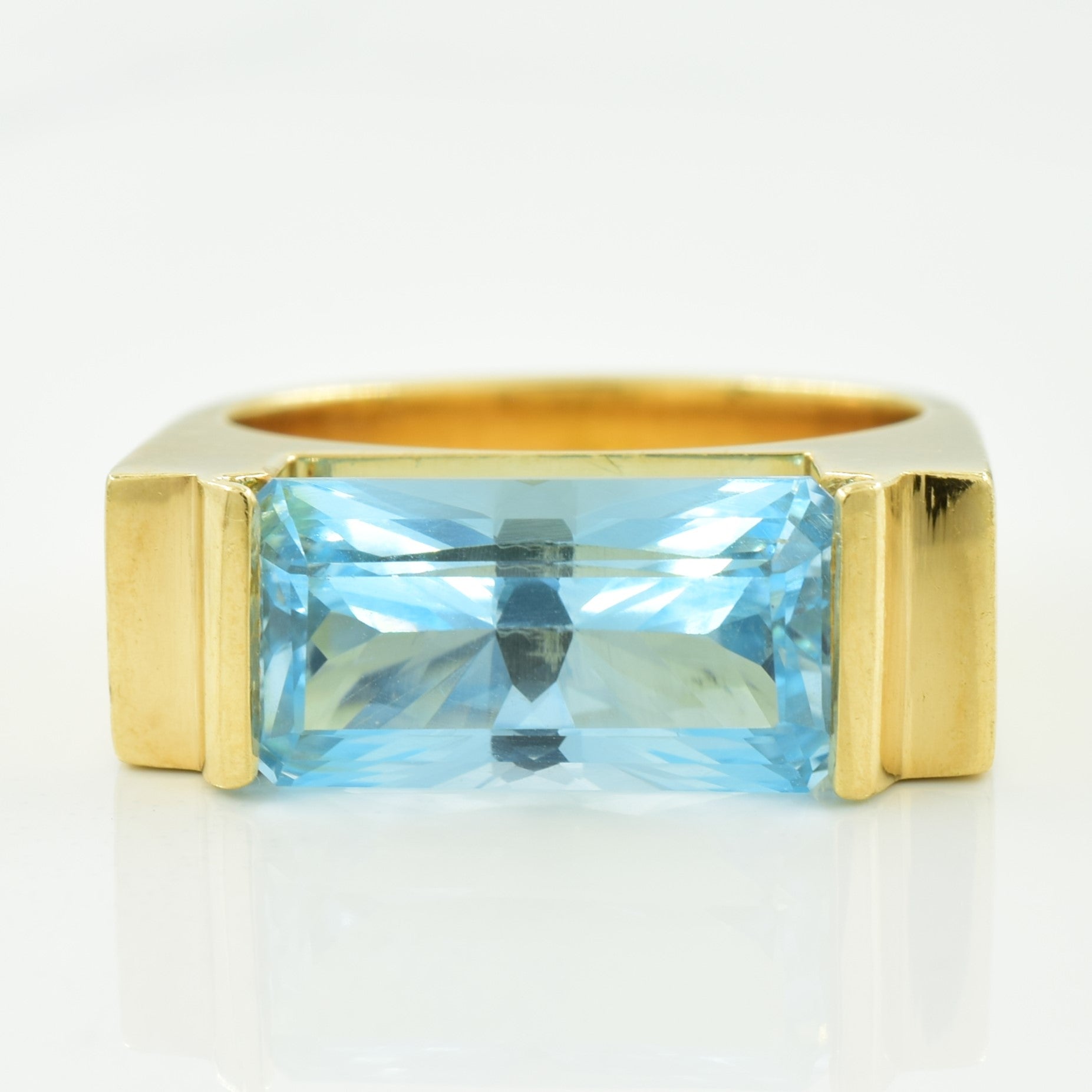 Blue Topaz Ring | 7.00ct | SZ 7 |
