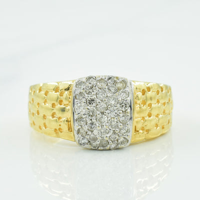 Cluster Diamond Ring | 0.64ctw | SZ 10 |