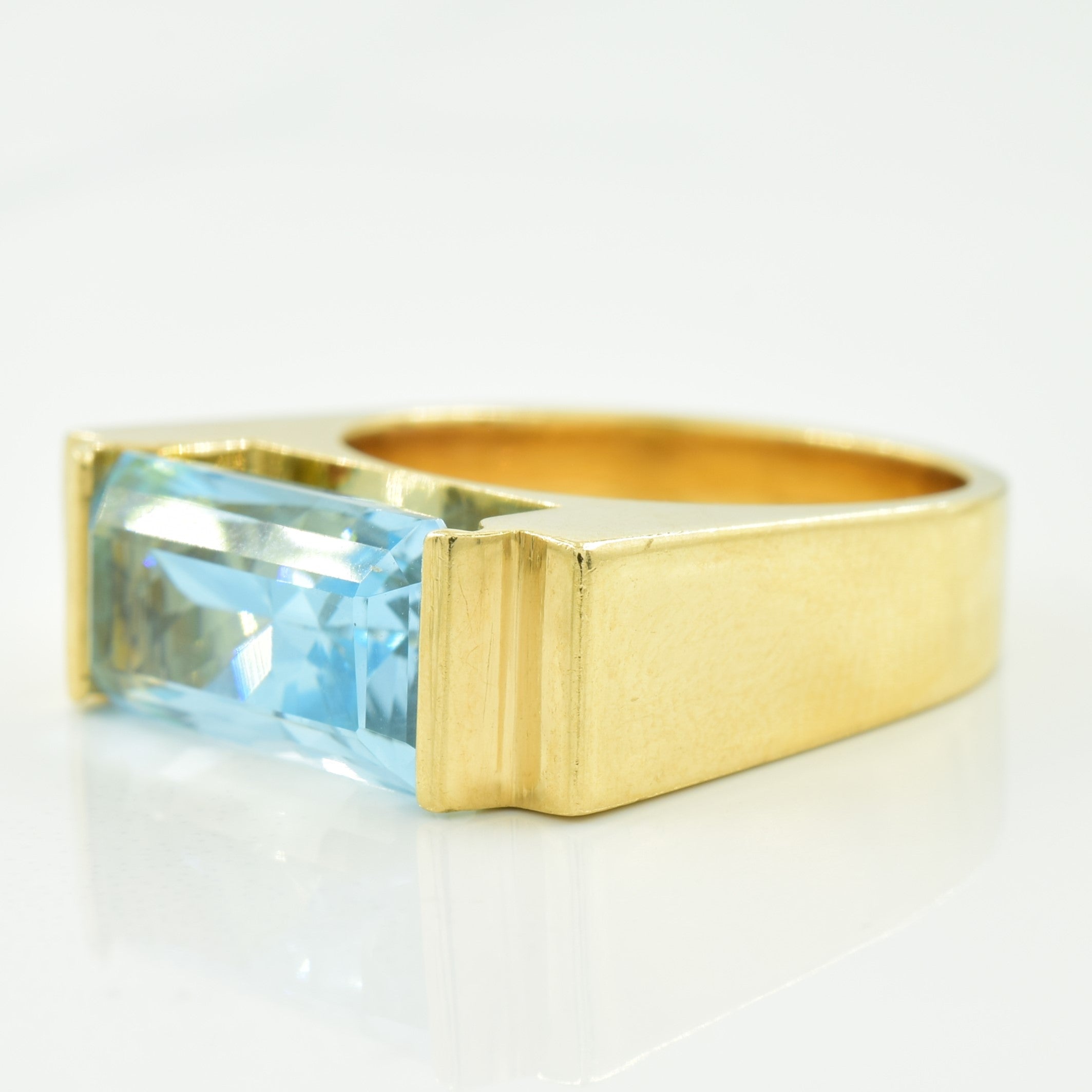 Blue Topaz Ring | 7.00ct | SZ 7 |
