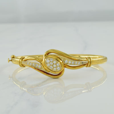 Diamond Bypass Bracelet | 0.45ctw | 7.25