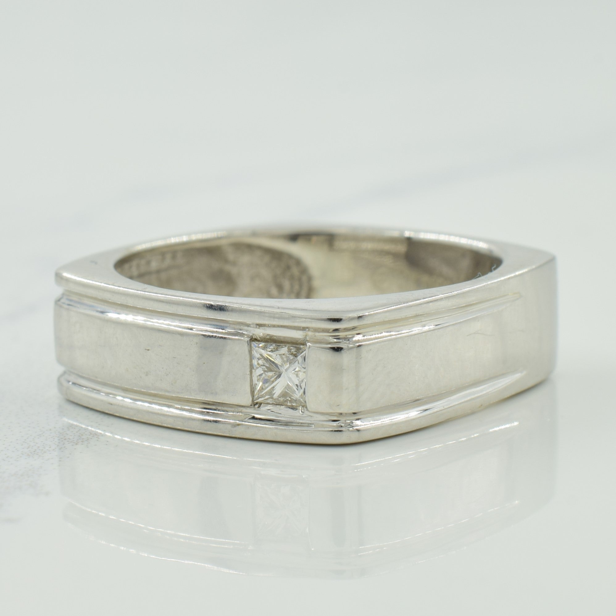 Flush Princess Cut Diamond Ring | 0.15ct | SZ 10.25 |