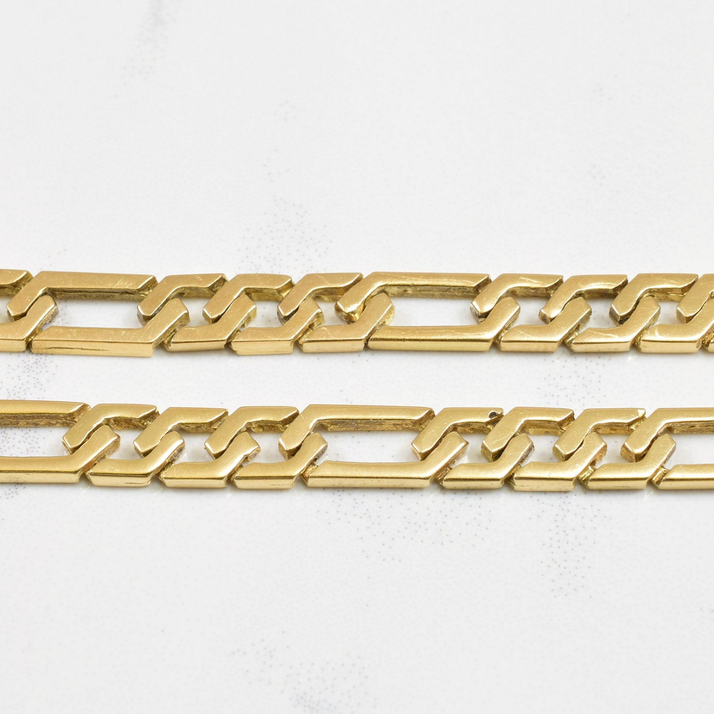 Chaîne Figaro en or jaune 14 carats | 21" | 