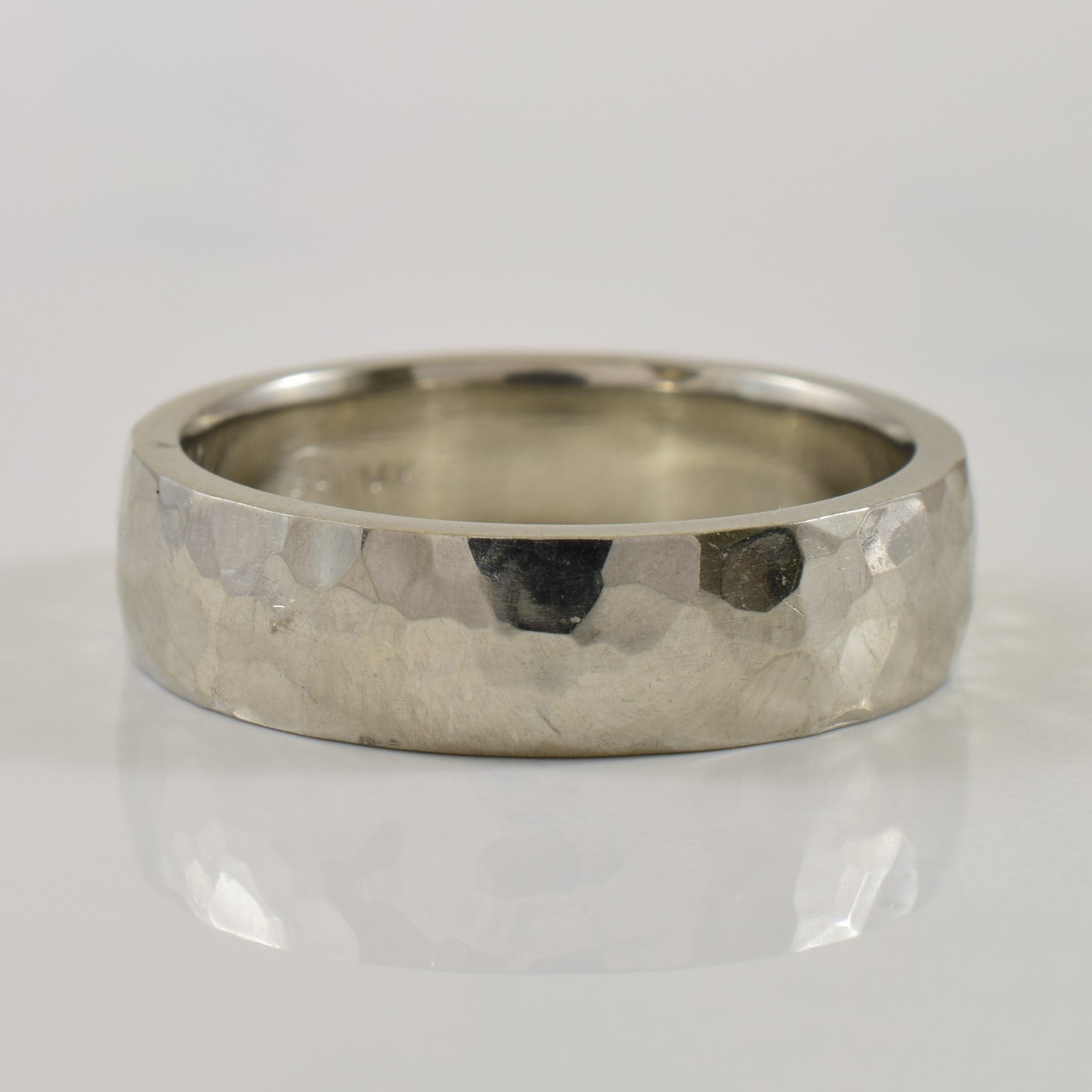 Alliance en or blanc 14 carats | Taille 8,25 | 