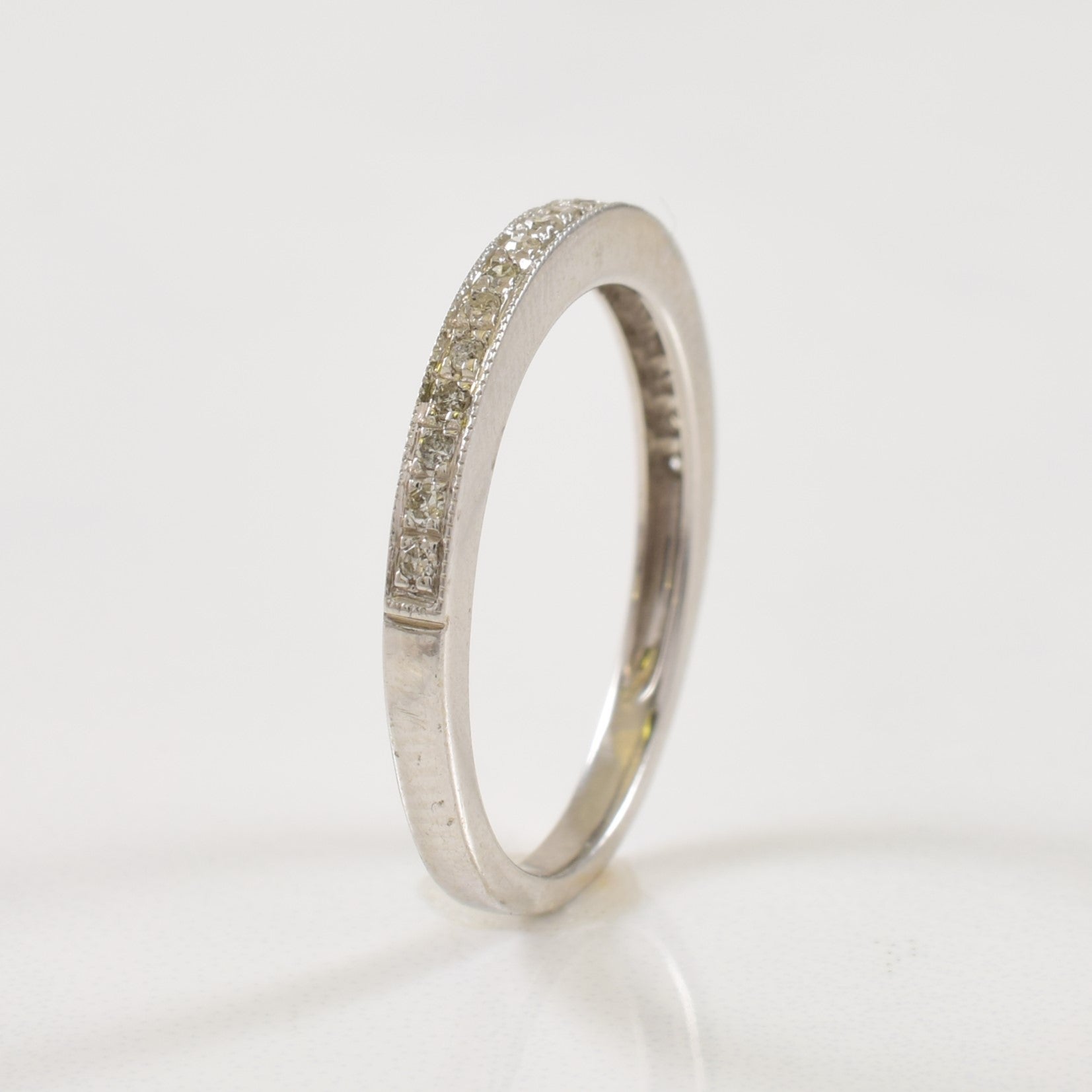 Semi Eternity Diamond Ring | 0.10ctw | SZ 5.5 |