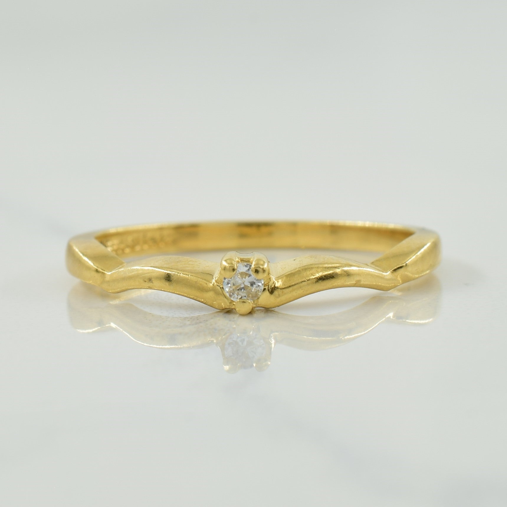Solitaire Diamond Ring | 0.03ct | SZ 6.5 |