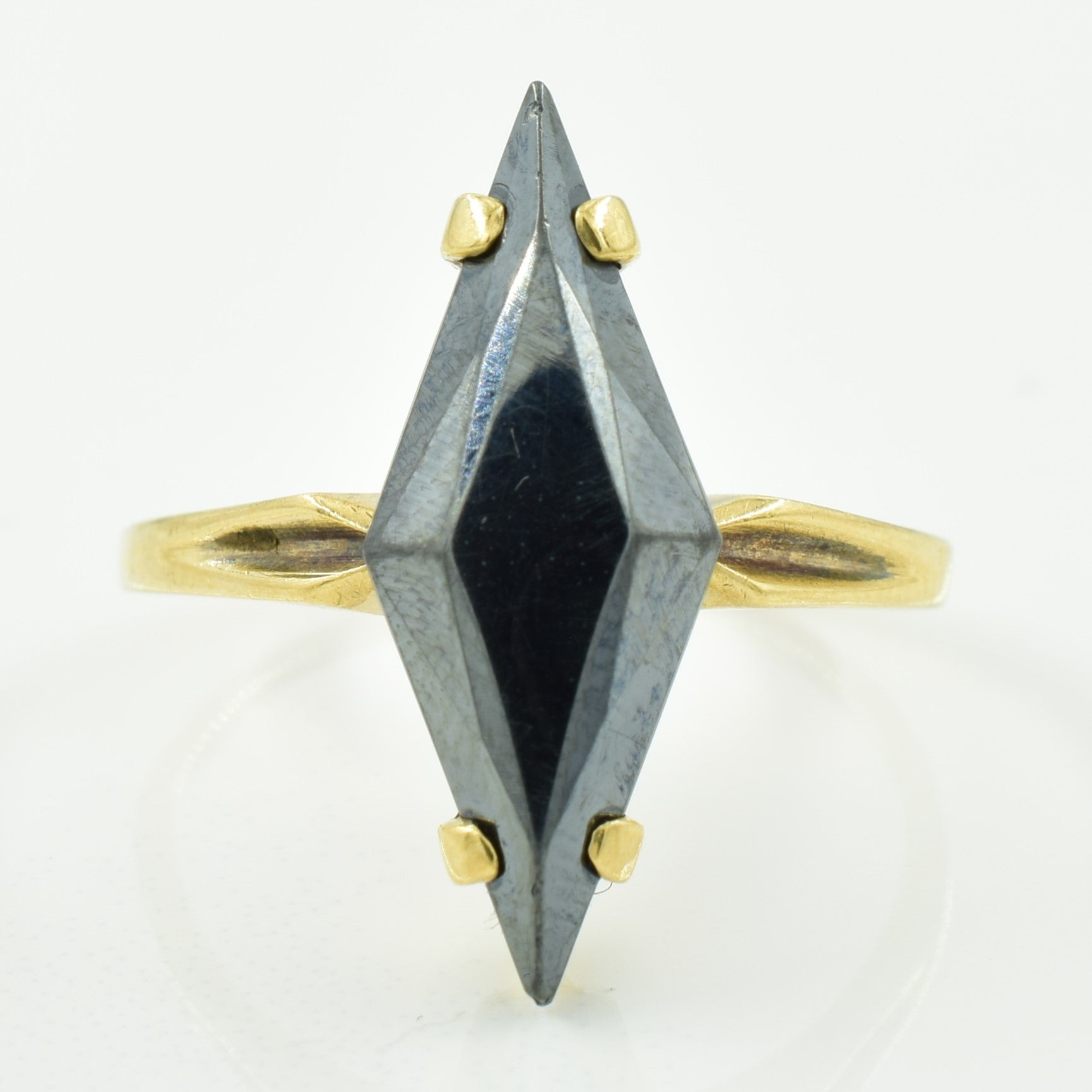 Bague en hématite | 5,00 ct | Taille 6,25 | 