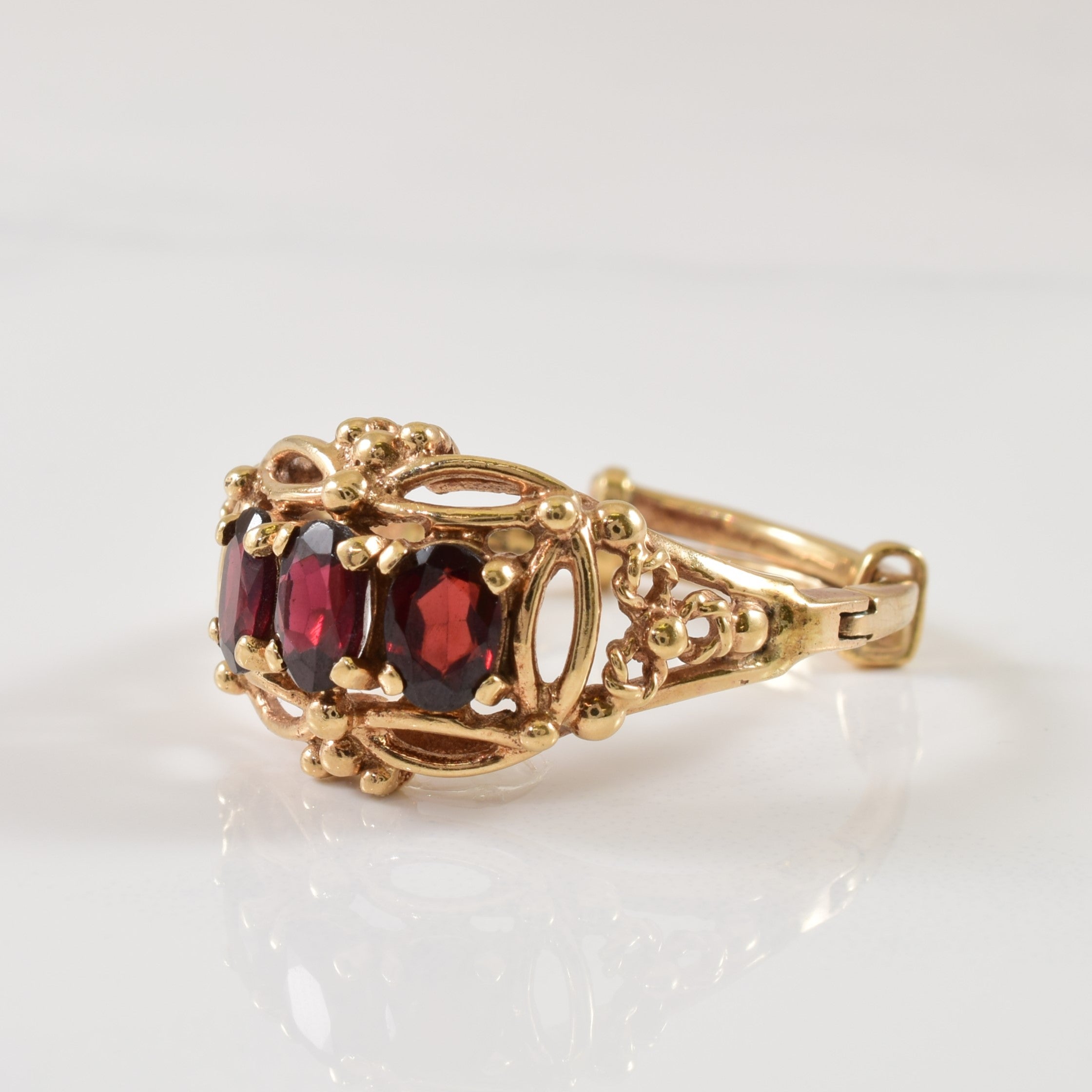 Adjustable Garnet Ring | 1.50ctw | SZ 11 |