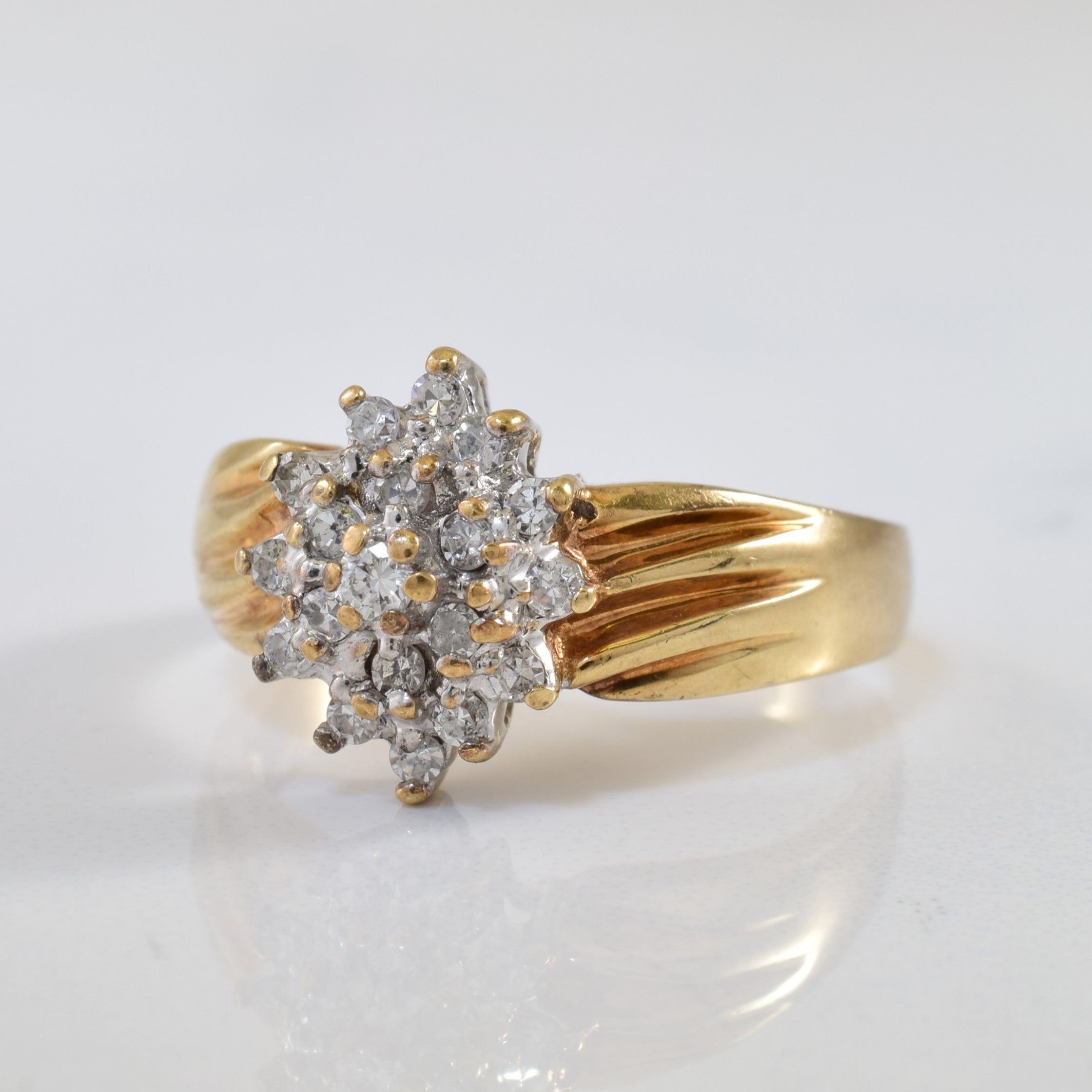 Cluster Set Diamond Ring | 0.30ctw | SZ 9.25 |