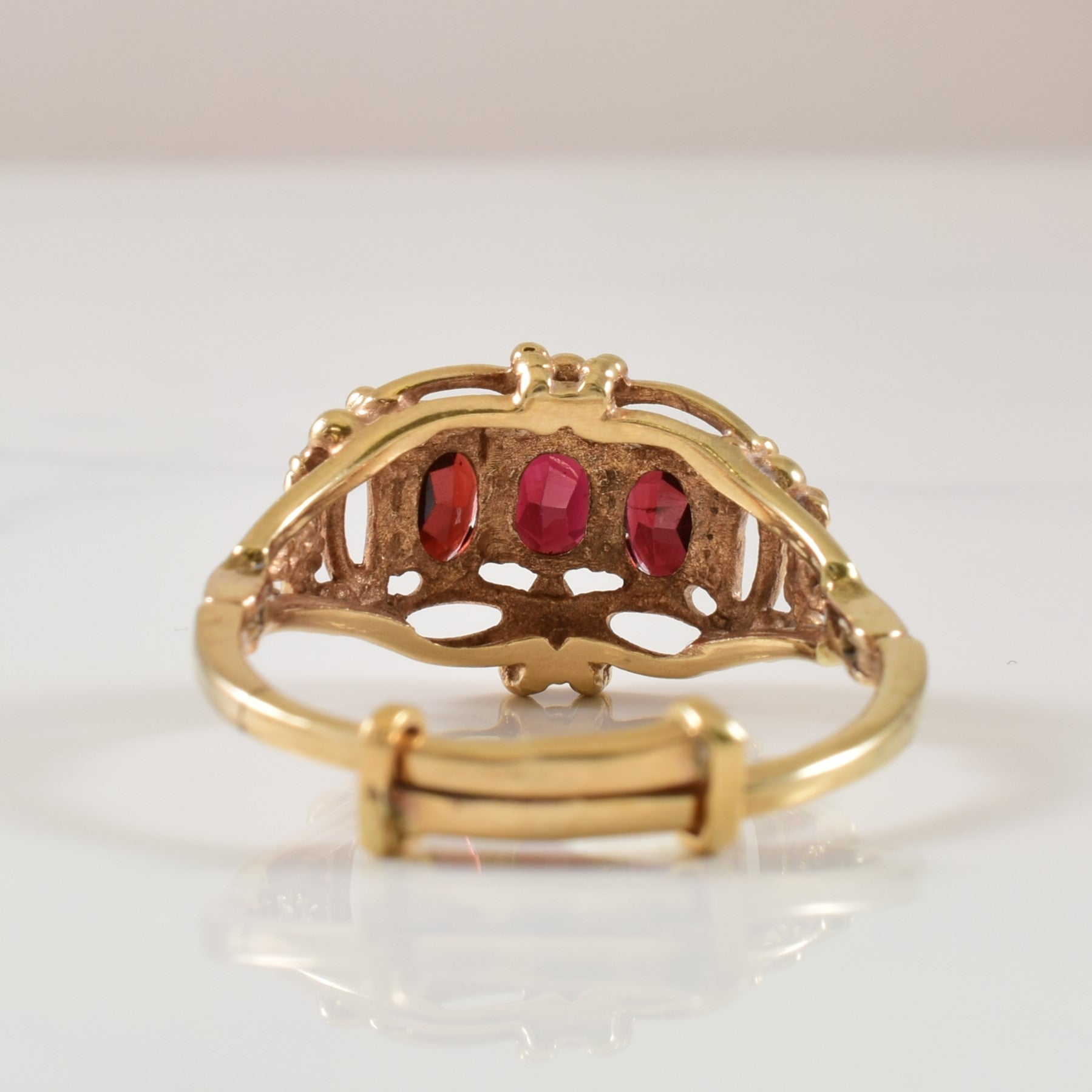 Adjustable Garnet Ring | 1.50ctw | SZ 11 |