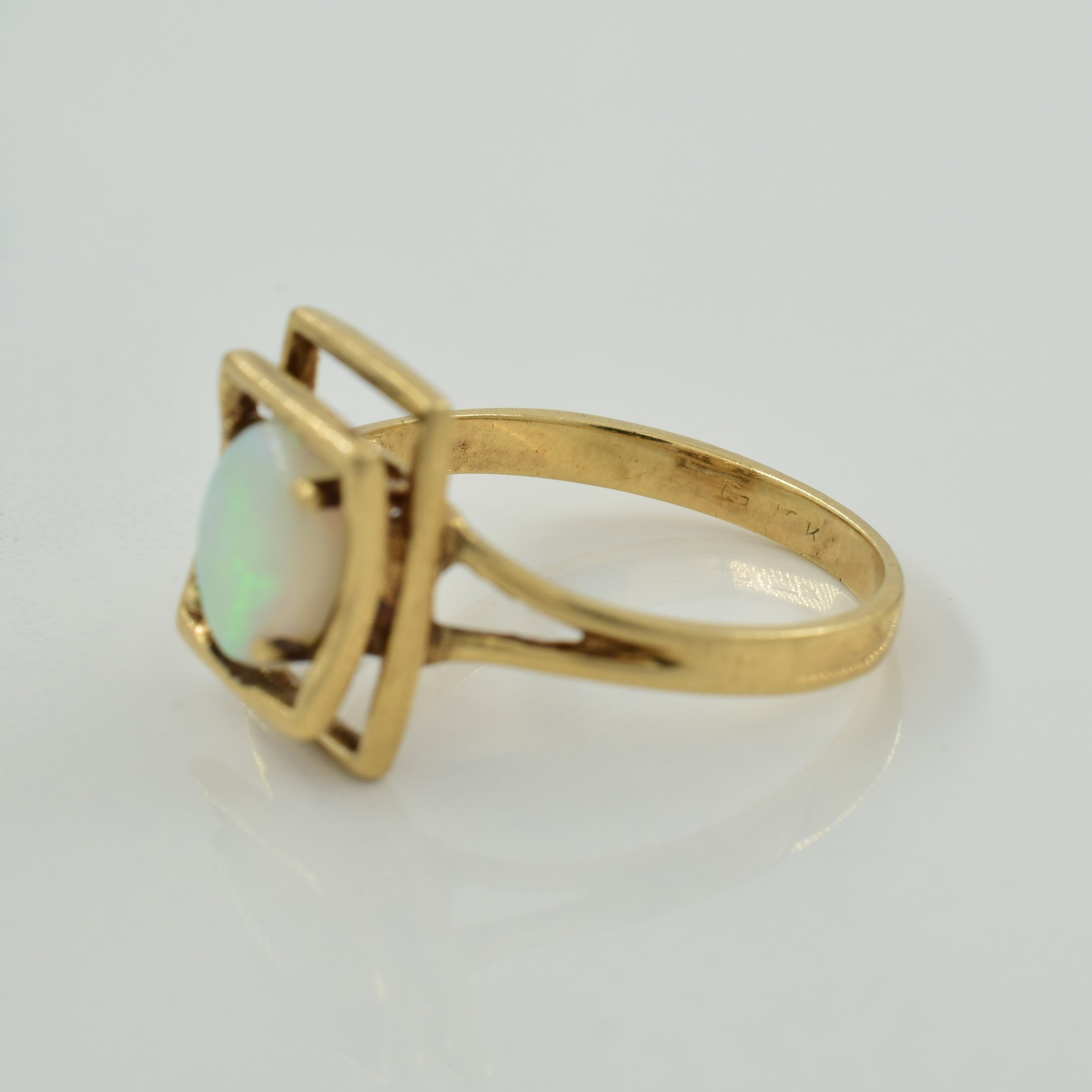 Bague Opale | 0,60 ct | Taille 6,75 | 
