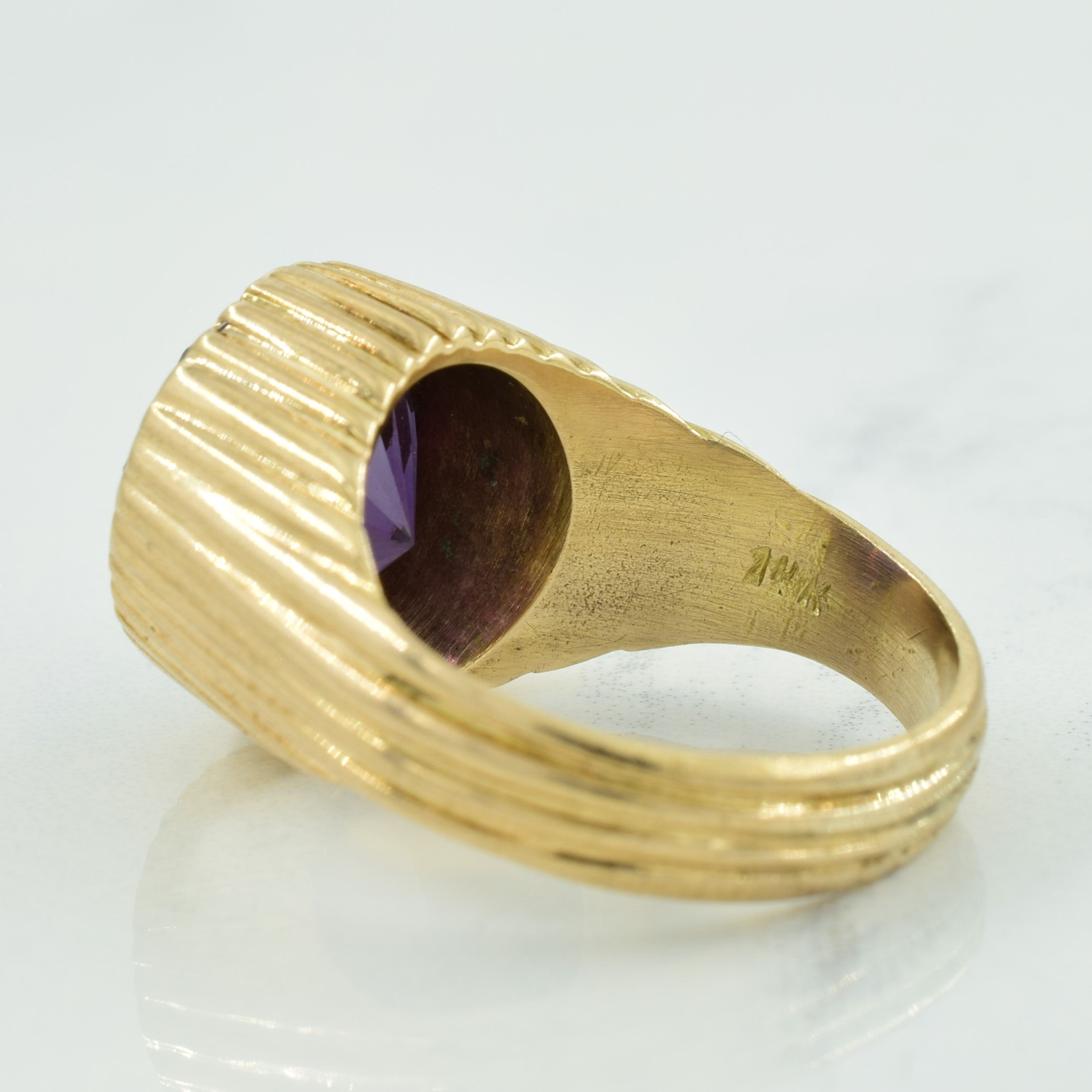 Synthetic Purple Sapphire Ring | 9.50ct | SZ 7.25 |