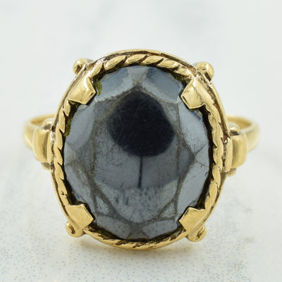 Hematite Cocktail Ring | 7.00ct | SZ 7.75 |