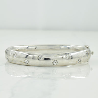 14k White Gold Diamond Bracelet | 1.44ctw | 7.5