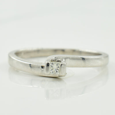 Diamond Bypass Ring | 0.06ct | SZ 6.75 |