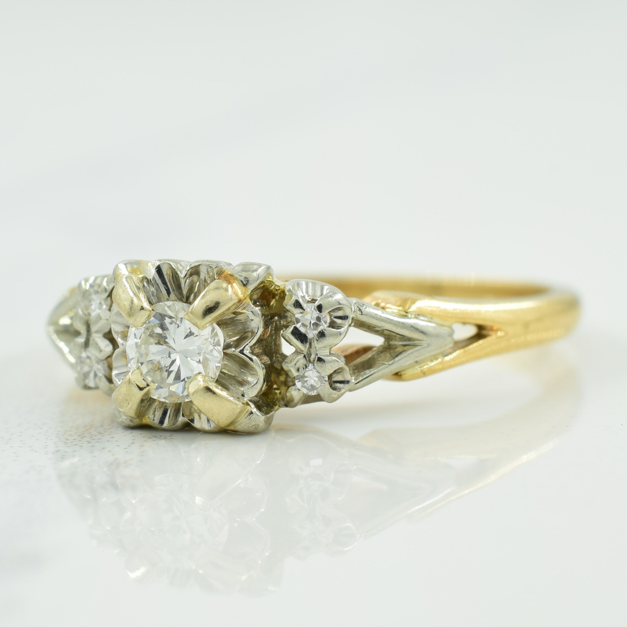 Five Stone Diamond Ring | 0.15ctw | SZ 6.5 |