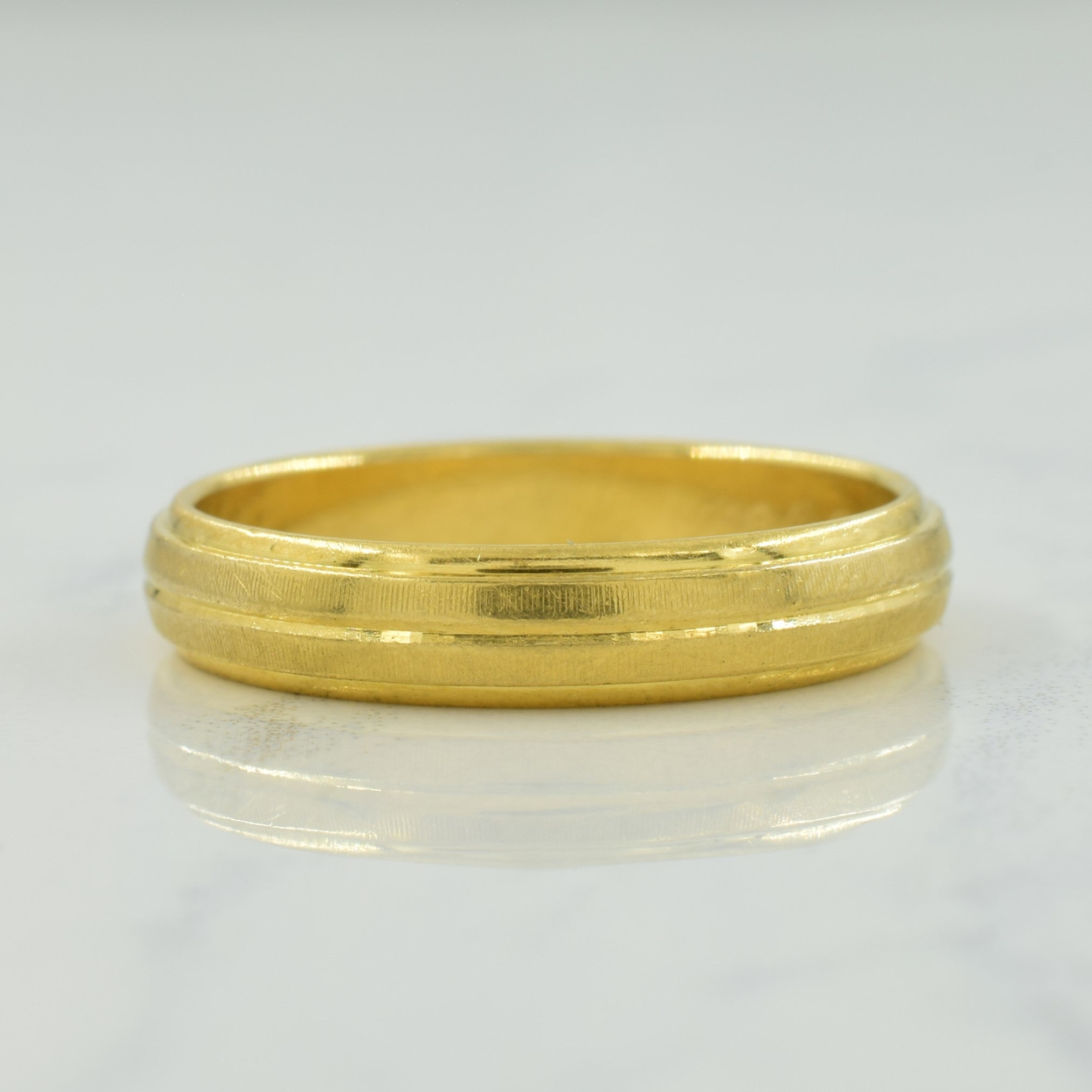 18k Yellow Gold Band | SZ 8.25 |